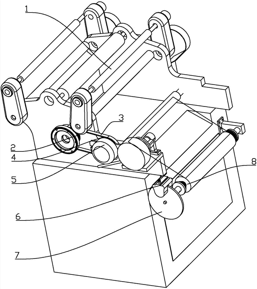 分切機(jī)的剎車(chē)機(jī)構(gòu)的制作方法